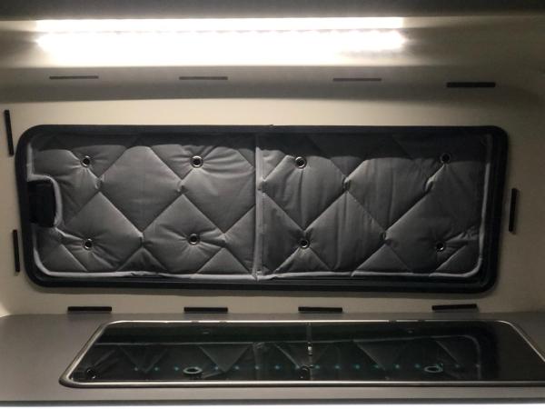 Thermomatten Dark Edition Premium Ford Custom / auch Tourneo und Nugget ab 2012 - 09/2023 Komplettset - zum Konfigurieren